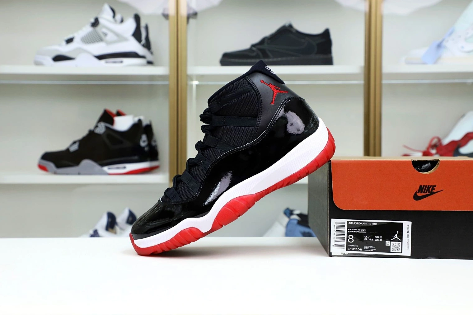 JORDAN 11 AIR 'BRED' 2019 RETRO 0927